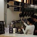 A view of beers poured at Mash in Bangkok Thailand.