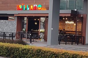 12 Plato view of the beer bar from outside in Bangkok Thailand