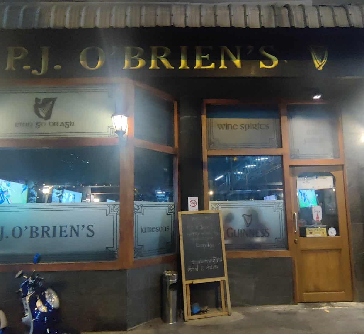 PJ O’Brien’s Irish Pub and Sports Bar