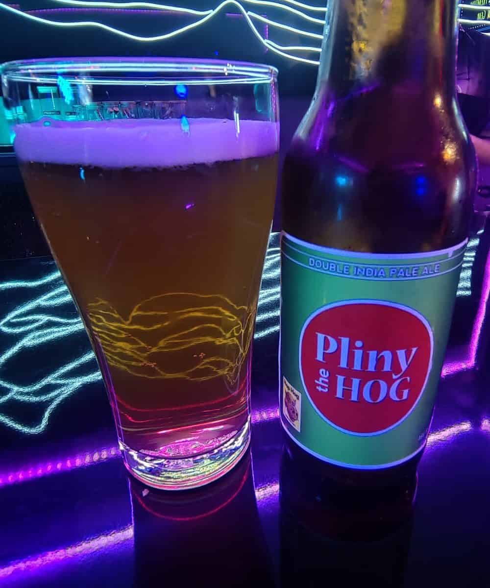 Pliny the Elder craft beer at Arcadia Barcade craft beer and dispensary in Bangkok Thailand