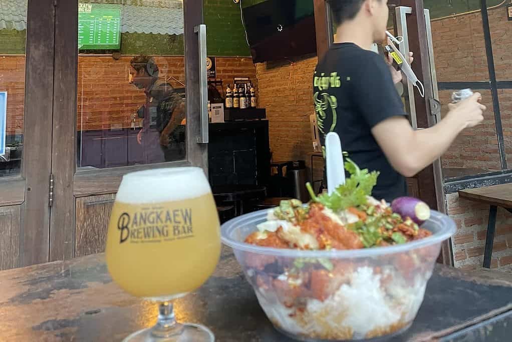 Bangkaew brewing bar in Bangkok. 
Picture from Bangkaew Facebook.