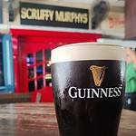 A pint of Guinness served at Scruffy Murphys in Bangkok Thailand