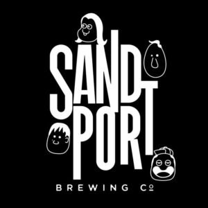 Sandport Brewing CO. Logo 2023; Craft beer Bangkok Thailand Design by Aem Palapon Ngamjit