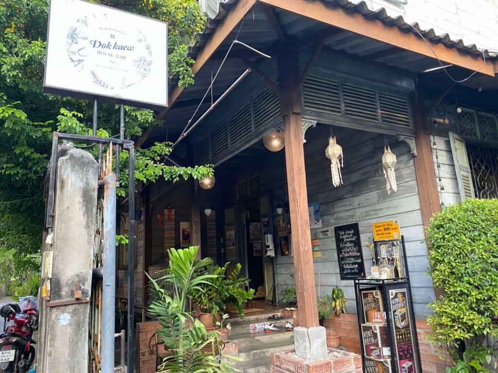 Dok Kaew / or Dokkaew House bar serving craft beer in Bangkok Thailand