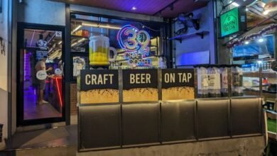 39 Craft Coffee at night - offering craft beer in Bangkok Thailand