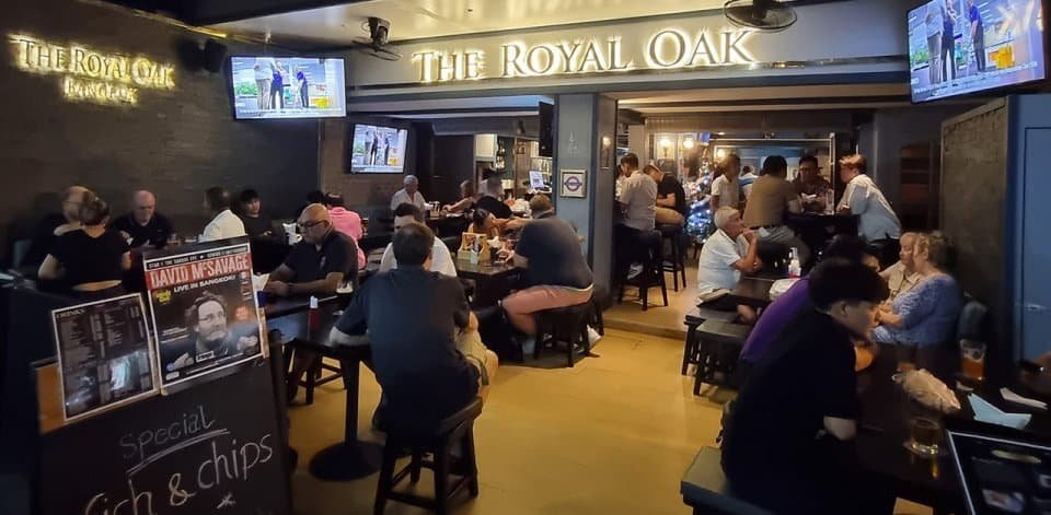 Royal Oak Bkk pub in Bangkok Thailand. Pic by BK magazine. 