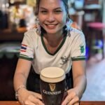 Pint of Guinness at Blarney Stone in Bangkok