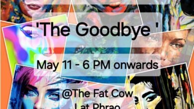 Event flyer for Fat Cow's goodbye party for Polder craft beer brewing in Bangkok, Thailand.