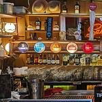 The bar and craft beers available at Bang Bang Burgers in Bangkok Thailand