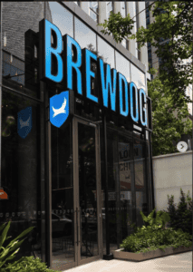 Outside Entrance to BrewDog Bangkok, used by Bangkok Beer Guide