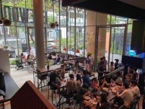Inside of BrewDog Bangkok, used by Bangkok Beer Guide