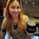 A glass of stout beer poured at Hair of the Dog Craft beer bar, in Bangkok Thailand for the Bangkok Beer Guide