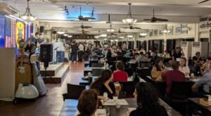 Crowd of people at JUSMAGTHAI in Bangkok Thailand, for the Bangkok beer Guide