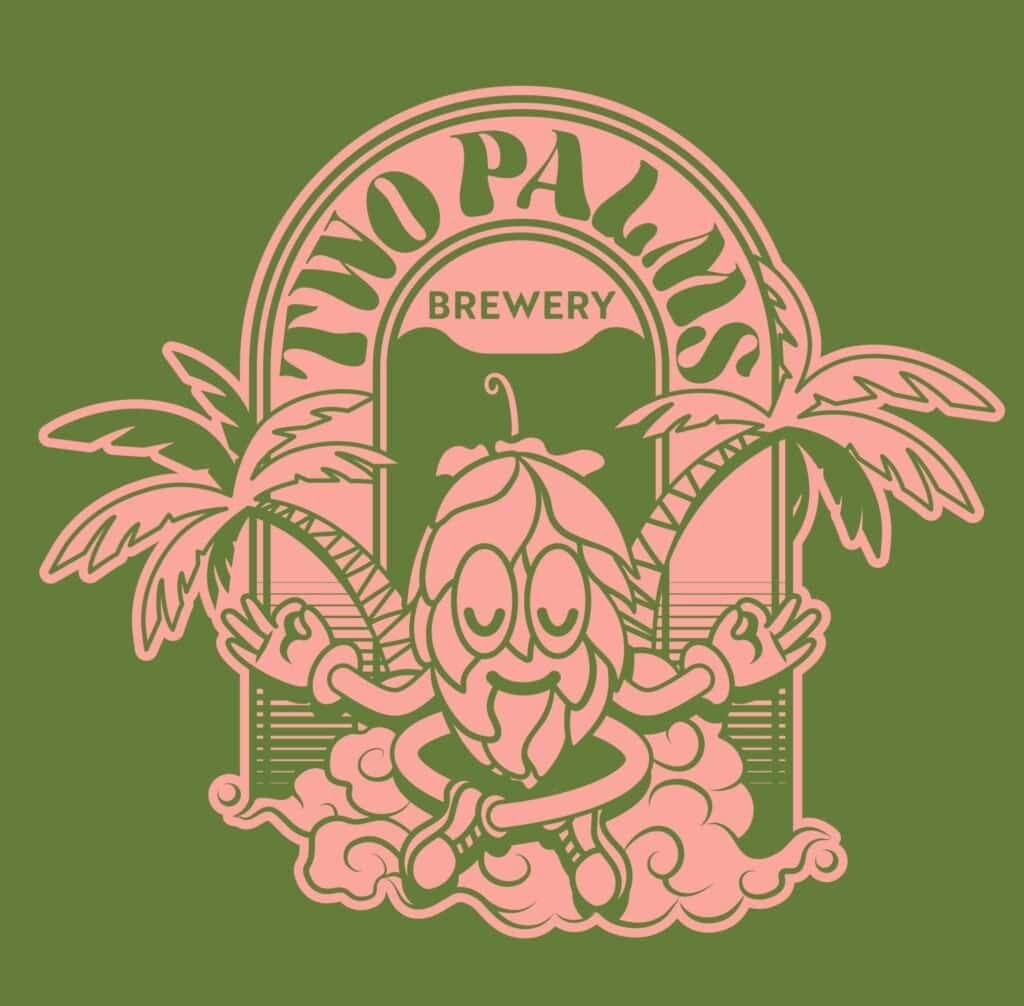  Two Palms Brewery Logo - Bangkok Thailand