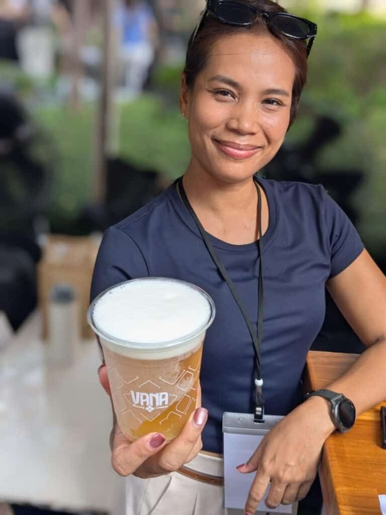 serving local thai beer at Chilli Fest 2025 in Bangkok Thailand; Kimpton Maa-Lai Hotel