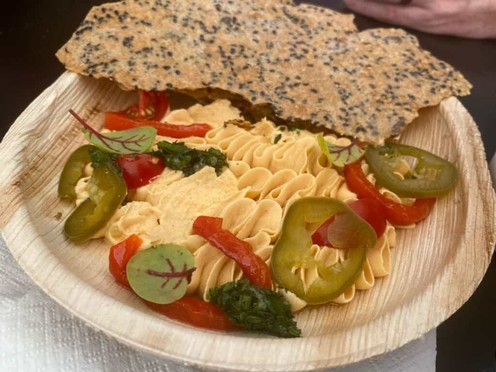 hummus at Chilli Fest 2025 in Bangkok Thailand; Kimpton Maa-Lai Hotel