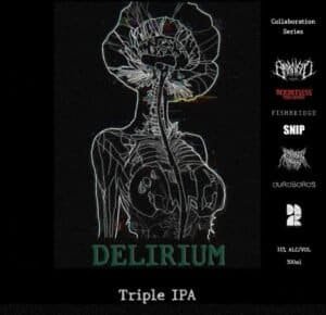 Delirium Triple IPA collaboration beer, a series by brewers in Bangkok, Thailand