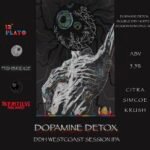 Dopamine Detox collaboration beer, part of a series by brewers in Bangkok, Thailand