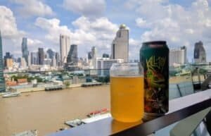 Killjoy Mardi Craft on the Chao Phraya River at Hobs in Bangkok