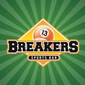 Breakers sports bar logo, Bangkok Thailand