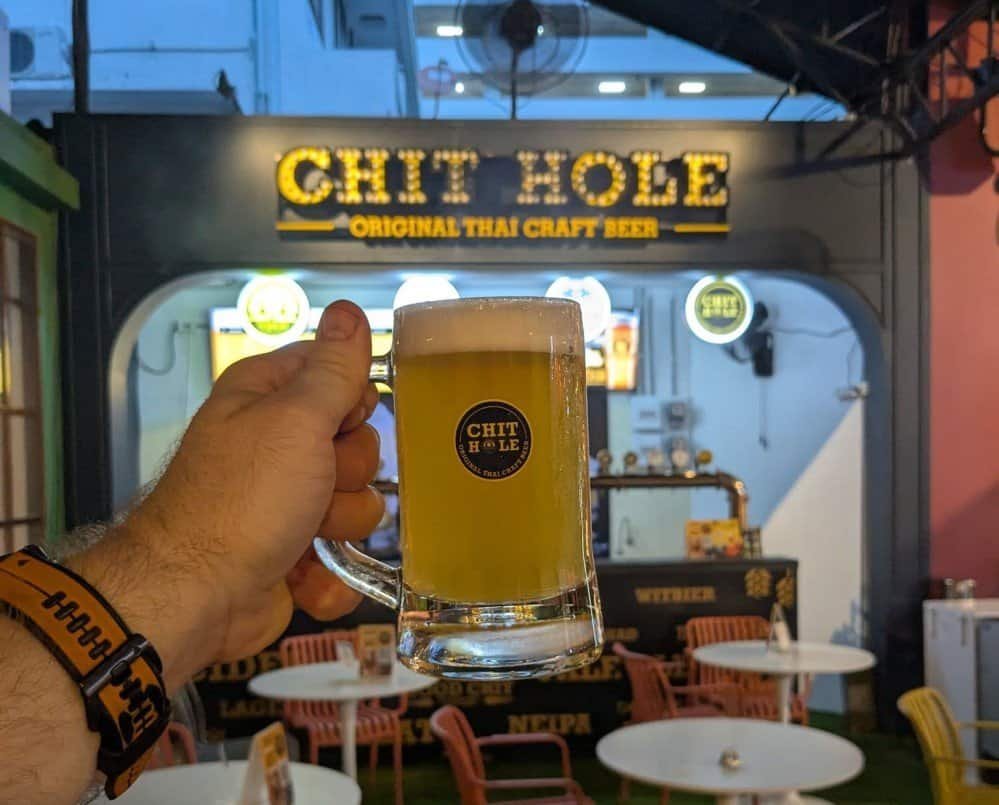 Chit Hole SIlom Soi 5 and branded glass