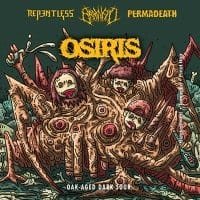 Osiris Dark aged sour collaboration beer by Brainfill and repentless
