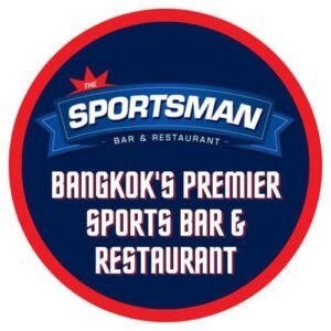 Sportsman sports bar logo in Bangkok Thailand