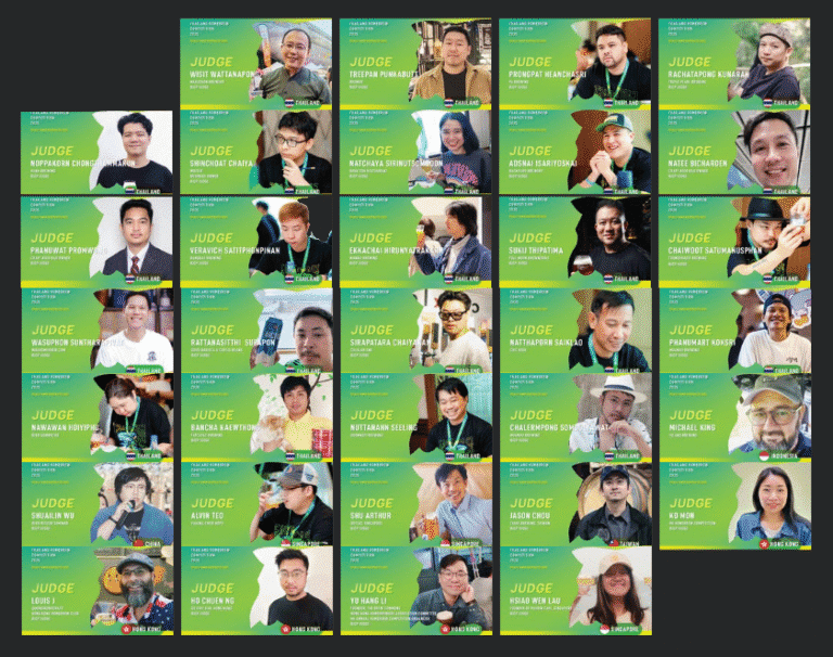 Quick view of judges for East Beer from Facebook posts