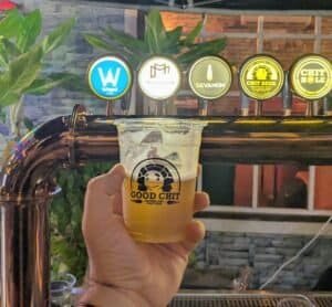 Chit Hole Terminal beer taps Bangkok Thailand