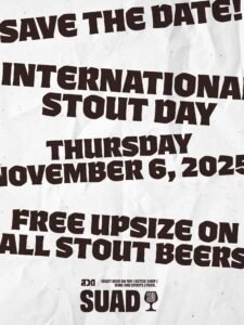 SUAD bar stout day upsize Bangkok Thailand