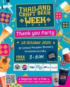 Thailand Craft Beer Week Thank You Party