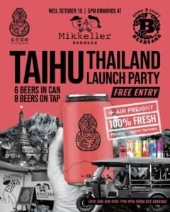 Taihu Brewing Launch in Thailand - Mikkeller Bangkok
