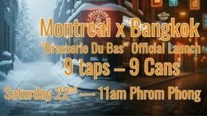 Montreal beer launch at Hair of the Dog Bangkok