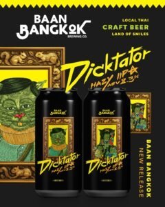 Dicktator IIPA by BaanBangkok Brewing in Bangkok Thailand