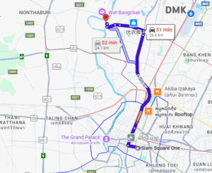 map to Chitbeer on Koh Kret
