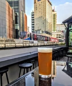 Pint of local Thai Craft Beer at The Upper Deck; Softly Opens
