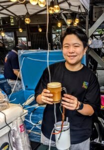 Someone's Ale at Drunken Ghost Event in Bangkok Thailand