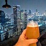 Thai craft beer overlooking Bangkok at Brewski rooftop bar
