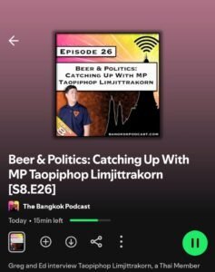 Taopiphop on the Bangkok Podcast