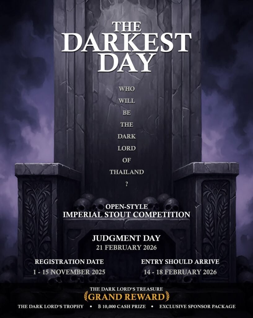 Darkest Day Stout competition Bangkok