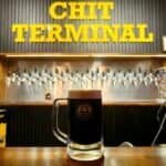 Dark beer at Chit Terminal in Bangkok