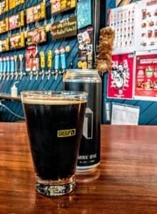 Dark One Lager at United People's Brewery