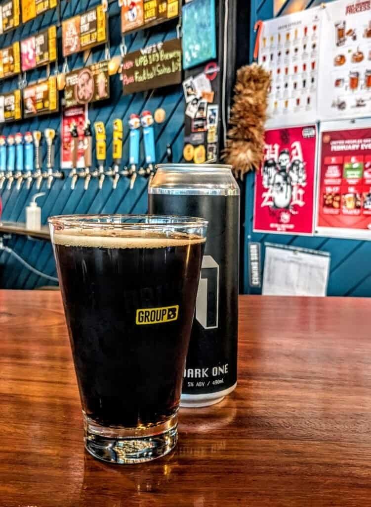 Dark One Lager at United People's Brewery