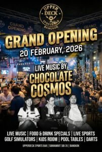 Upper Deck Sports bar grand opening - Bangkok