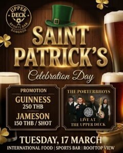 Upper Beck Bangkok St Patrick's Day