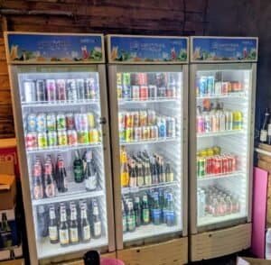 Charm Bar & Bistro Beer Fridge