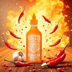 Crying Thaiger Sriracha mayo
