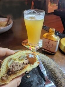 Ox Burger and Beer Pairing Firepower