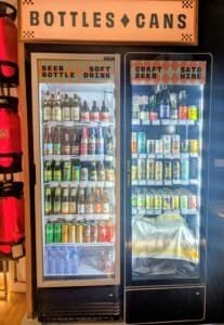 Bottles and Cans at SUAD Bar