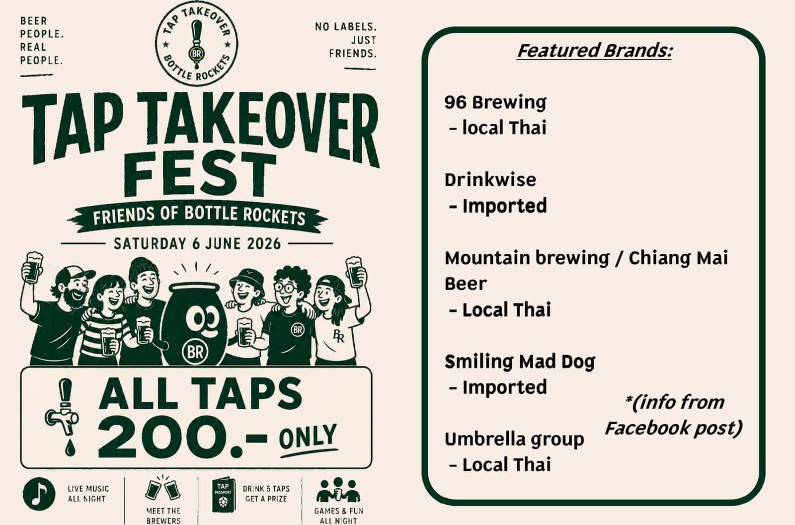 Bottle Rockets Tap Fest